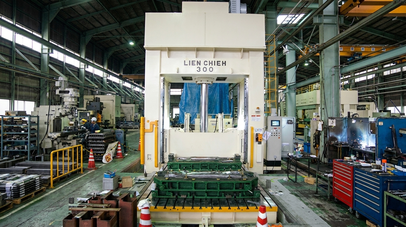 Máy ép thủy lực rà khuôn Lien Chieh