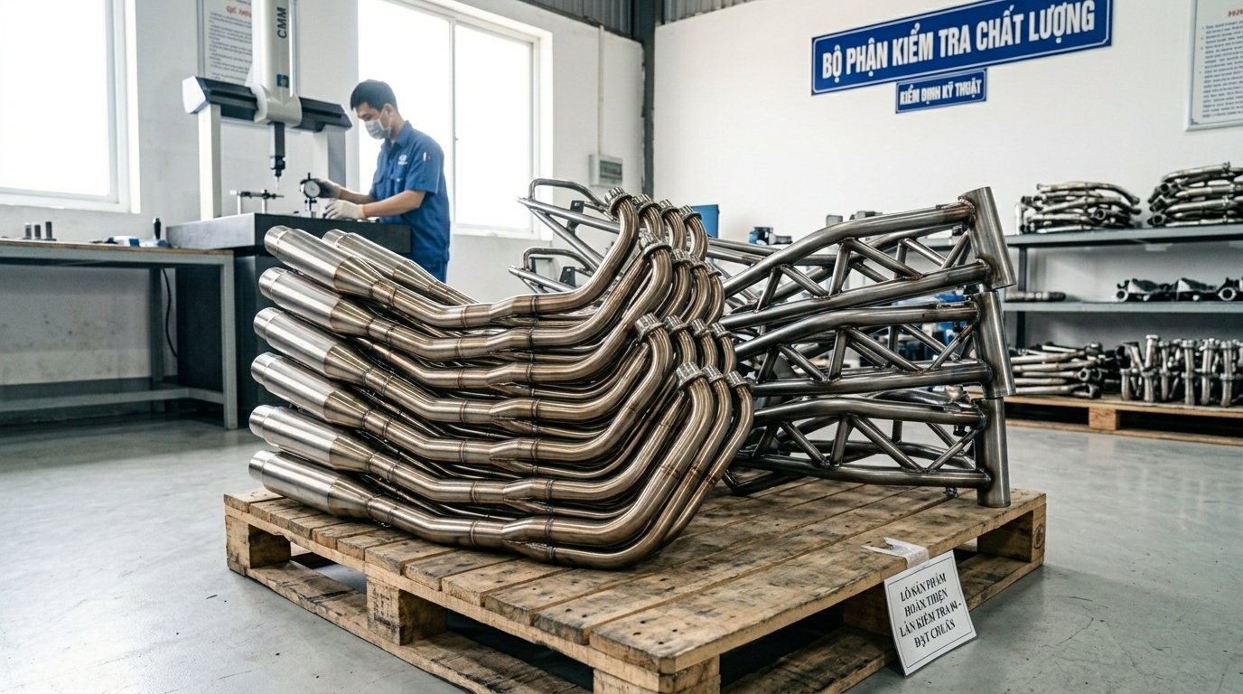 Ứng dụng của máy uốn ống CNC trong dây chuyền sản xuất nội thất và phụ tùng ô tô xe máy